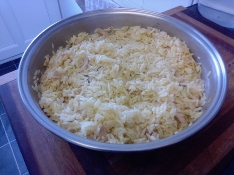 Oven cooked rice