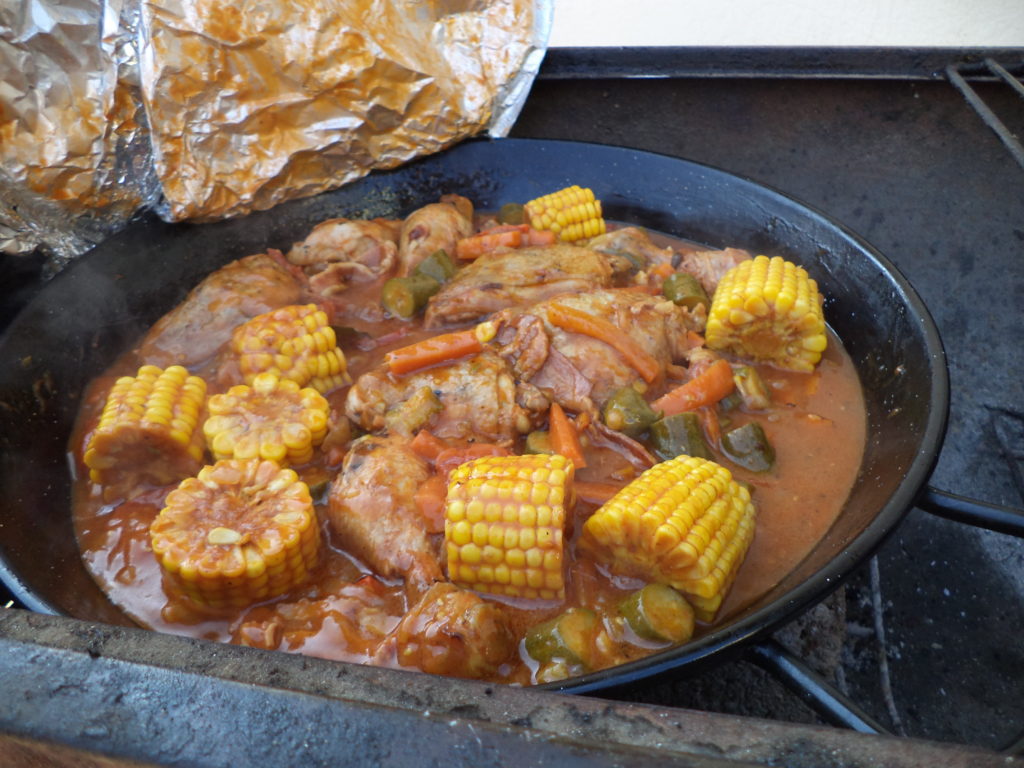 chicken braai with vegetables